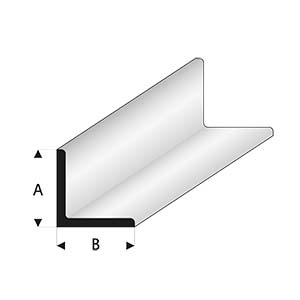 Úhelník bílý 4,5x4,5 mm