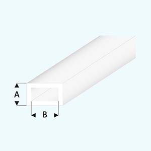 Jekl obdélníkový čirý 6,0x3,0 mm