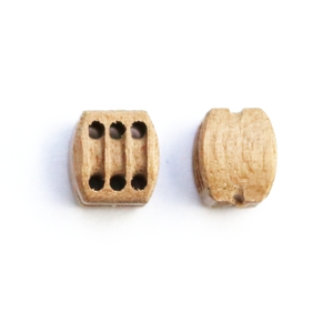 Kladka trojitá 10 mm, tmavá, realistická