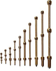 Sloupek s dvěma průchody 10 mm